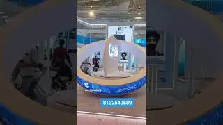 Rotate revolving table product Display 81225 40589 Event expo exhibition Stall LED New Design India