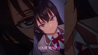 Yuki🖤 Alya sometimes hides her feelings in Russian #shorts #anime #amv #yuki #roshidere