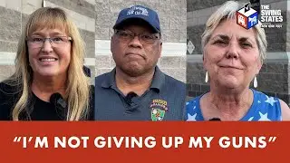 Which constitutional amendment do these swing state voters favor most?