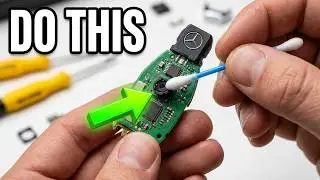 Mercedes Optical Key Malfunction Wont Turn / Stuck - Cleaning & Repair Procedure