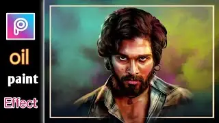 PicsArt Smudge oil paint effect Photo editing tutorial || PicsArt Face smooth photo editing || new