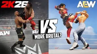 AEW vs WWE 2K26 Which Game Is More BRUTAL?