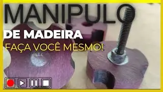 Como fazer MANIPULO de aperto de forma muito fácil #woodworking #wood #diy