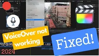 fcpx voice over not working, Fixed!!! (Hindi)
