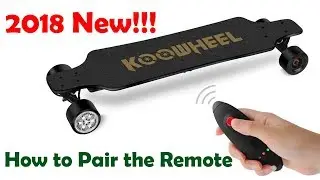 Koowheel Onyx Gen 2 Electric Skateboard: How to Pair the Remote (2018)