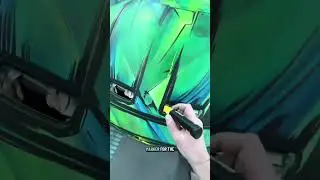 Porsche 911 GT3 turned into a full custom art car
