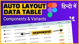 figma data table design responsive data table with autolayout by graphics guruji