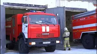 Пожарно-тактические занятия в Магаданском областном диспансере психиатрии и наркологии
