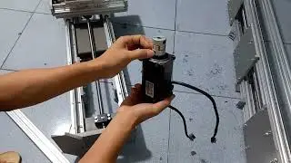 Hướng dẫn lắp SERVO AC Vào khung máy CNC 1500mm Chụp Motor vặn khớp nối