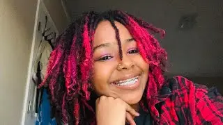 HOW I GOT PINK DREADLOCKS WITH NO DYE OR BLEACH!