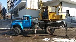 6.3-ton Lattice Boom Truck Crane: A Blast from the Past!