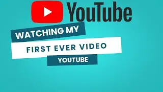 Watching My First Ever Video On Youtube!