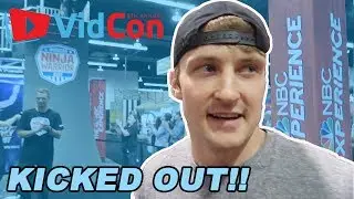 SNEAKING BACK INTO VIDCON (WE GOT KICKED OUT!!)