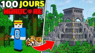 J'ai survécu 100 jours dans une JUNGLE INFINIE sur Minecraft Hardcore !