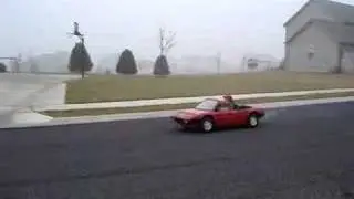 Ferrari Agostini Auto Junior Mondial cabriolet fly-by