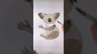How to draw coala easy. 🐨 Ideas for drawing.