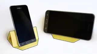 How to make a paper phone holder