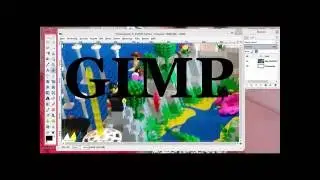 Gimp 2.8 - Tutorial - Deutsch  -  GIMP Bild in Text