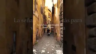 [La señal que necesitas para viajar a Roma 🇮🇹] #vanimatideviaje #roma #estilodevida