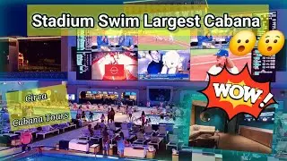 The Largest Cabana at Stadium Swim | Circa Las Vegas Rooftop Pool #cabana #lasvegas #swim #fy