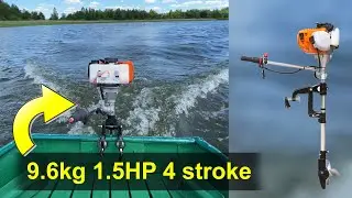 9,6kg 1.5hp 4 Stroke Outboard Motor Engine