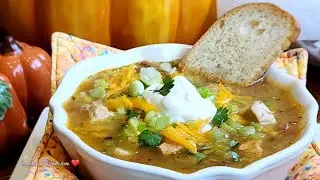 Delight your family with this Chicken Chile Soup // my Ron comments ❤️