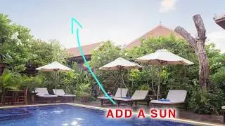 Hotel Pool Edit: Start to Finish