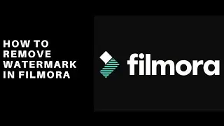 How to remove watermark in Filmora