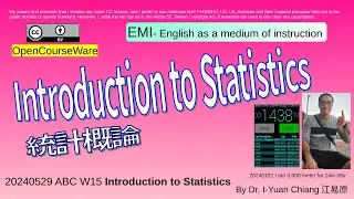 20240529 C W15 Introduction to Statistics