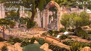 The Sims 4 My Wedding Stories | Antique Wedding Venue | No CC | Stop Motion Speedbuild