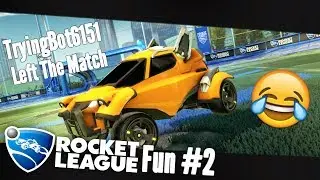 Rocket League Fun #2 | Being Toxic With Gizmos!