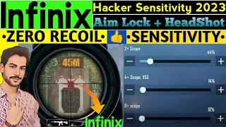 PUBG MOBILE SENSITIVITY SETTING FOR INFINIX MOBILES IN 2023😱 Infinix Device Sensitivity Setting 2023