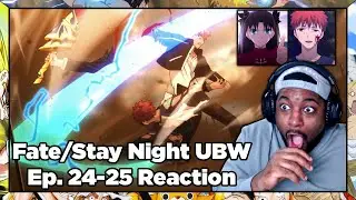 SHIRO OPENS THE UNLIMITED BLADE WORKS! Fate/Stay Night Unlimited Blade Works Episode 24-25 Reaction