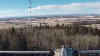 360 deg View from the top of the VE6WZ remote tower