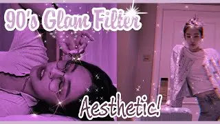 90s GLAM FILTER TUTORIAL // without PREQUEL!!