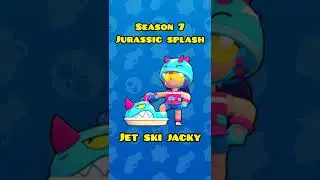 Power league exclusive skin of every season in brawl stars #brawlstars #supercell #supercellgames