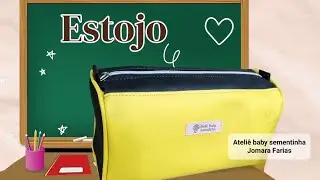 ESTOJO DE SINTÉTICO NA MÁQUINA DOMÉSTICA