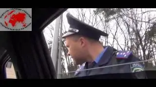 РЕПОСТ!!!Правый сектор круче ментов Беспредел на дороге  10 04 14