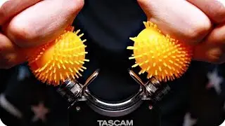 ASMR Tascam Squishy Direct Close up Mic Tingles (No Talking)