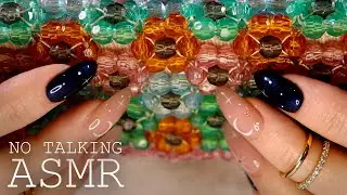 ASMR 1h Gentle Beaded Triggers Background ASMR (🎧 NO TALKING | textured scratching)