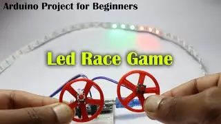 Arduino LED Race Game, LED Chaser Game, Arcade LED Chaser Game, Arduino project for beginners