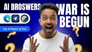 AI is Going CRAZY! -  The AI Browser War has BEGUN! October's Top AI Updates