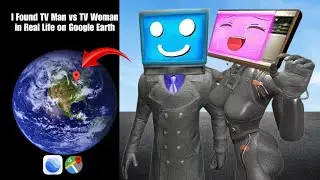 I found TV Man vs TV Woman in Real Life on Google Earth! #googleearth #googlemaps