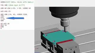 G82 Drill with Dwell Program Example