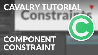 Cavalry Tutorial - Component Constraint [Points and Edges]