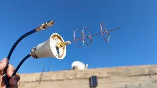 Using a light bulb get an HD digital antenna for DTV channels