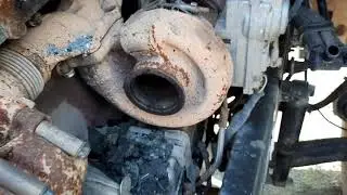 mack mp10 at the junkyard