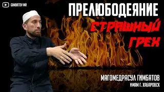 Прелюбодеяние (зина) - Гимбатов Магомедрасул