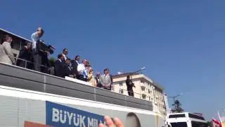Recep Tayyip Erdogan Rize Pazarda