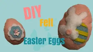 DIY felt fabric Easter eggs by Gitka Schmidtova